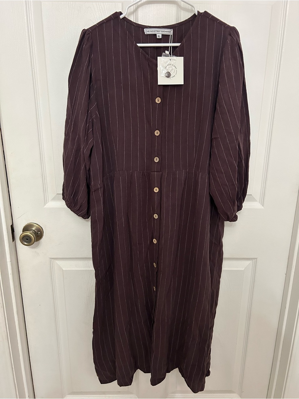Main Street Exchange ‘Addy’ Linen blend Dress
